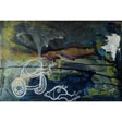 Paul Ulan-Taylor, The Charioteers, acrylics with matt over gloss varnish on canvas, 100 x 150 cm (39⅜ x 59 in), 2015