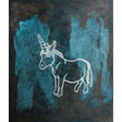 Paul Ulan-Taylor, Strap-horn, oils and acrylics with matte over gloss varnish on canvas, 140 x 120 cm (55⅛ x 47¼ in), 2015