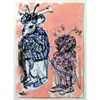 Paul Ulan-Taylor, City Mouse and Country Mouse: Ifugao, mixed media on paper, 29.7 x 21 cm (11¾ x 8¼ in), 2017